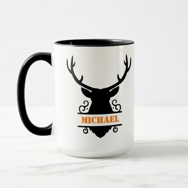 Caneca Caça ao Buck em Monograma Russo (Esquerda)