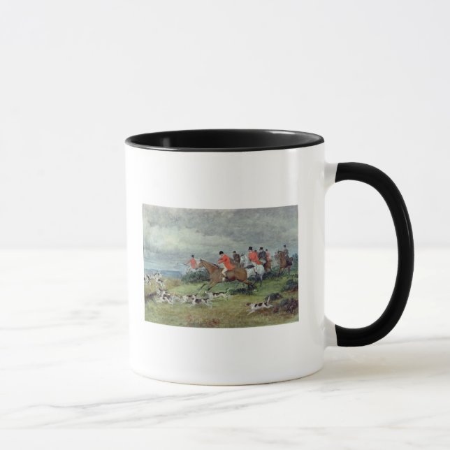 Caneca Caça de Fox em Surrey, século XIX (Direita)