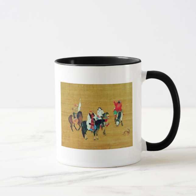 Caneca Caça de Kublai Khan, dinastia de Yuan (Direita)