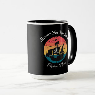 Caneca Caça de Navios do Partido Pirata