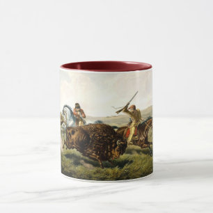 Caneca Caça do búfalo nos EUA