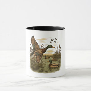 Caneca Caça-Pato-Marreco-Retro-Voador