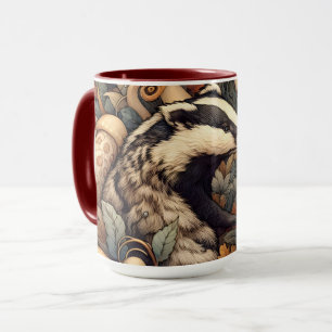 Caneca Caça-texugo Cachorro Cachorro Caça natural Cores d