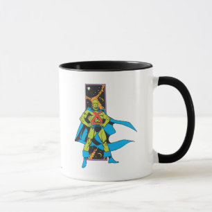Caneca Caçador de Manchas e Fundo de Espaço Marciano
