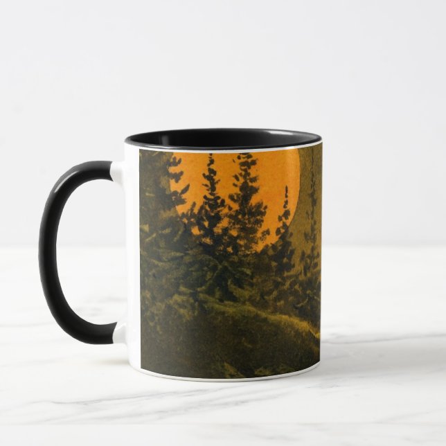 Caneca Caçador de paisagens ou lua de colheita (Esquerda)