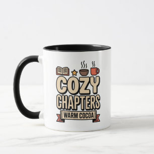 Caneca Cacau Quente & Capítulos Aconchegantes Feriado