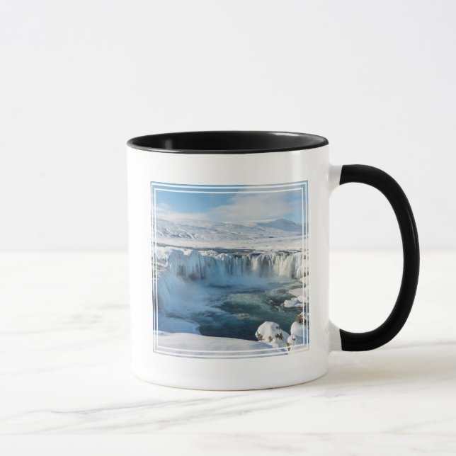 Caneca Cachoeira Godafoss Paisagem (Direita)