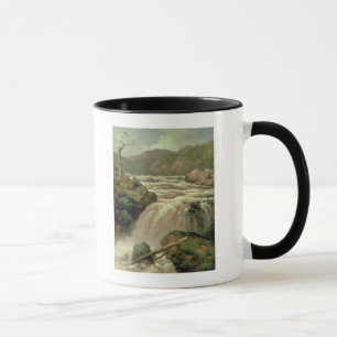 Caneca Cachoeira no rio Neath, Gales do Sul