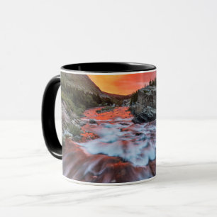 Caneca Cachoeira Swiftcurrent Parque Nacional Glacier M