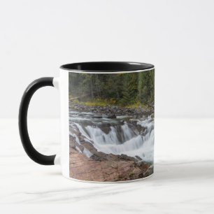 Caneca Cachoeira Yaak no Outono no Kootenai Nacional