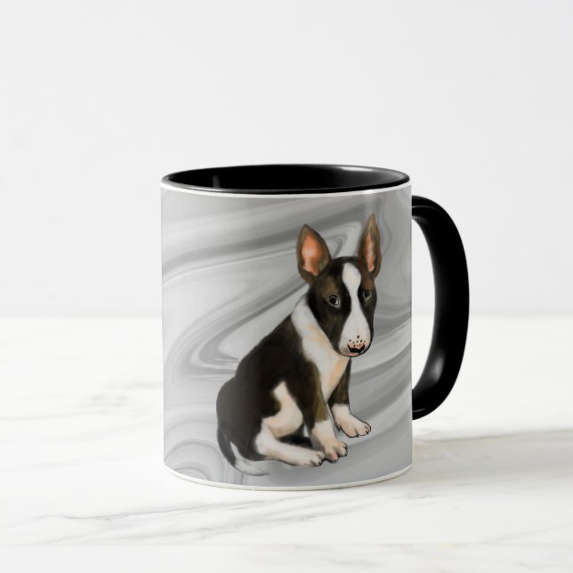 Caneca cachorrinho de touro (Frente Esquerda)