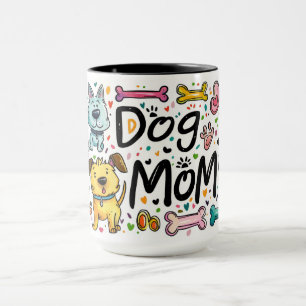 Caneca Cachorro Bonito Mamãe Molhada