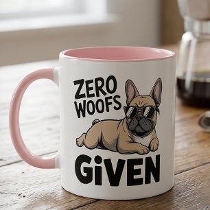 Caneca Cachorro Bulldog Francês Engraçado Amante Antisoci