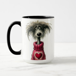 Caneca Cachorro caprichoso fofo