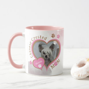 Caneca Cachorro Chinês, Mãe, Foto Personalizada Mug