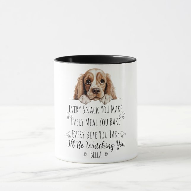 Caneca Cachorro Cocker Spaniel Fofo Personalizado Diverti (Centro)