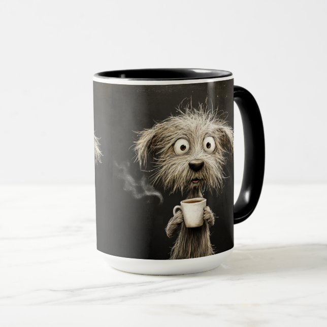 Caneca Cachorro Coffee Buzz (Frente Esquerda)
