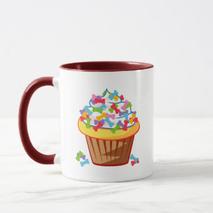 Caneca Cachorro - Cupcake com Ossos do Cão