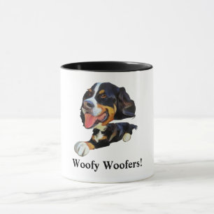 Caneca Cachorro da Montanha Bernese Engraçado