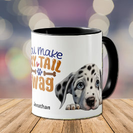 Caneca Cachorro Dalmaciano Cujo Prego Você Faz O Meu Pé
