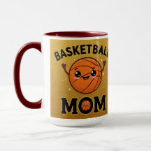 Cachorro de Basquete Mãe Combo Mug