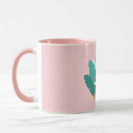 Caneca Cachorro De Verão Bonito Com Óculos De Sol