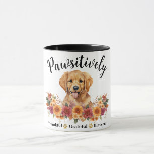 Caneca Cachorro Fofo Agradecido Abençoado Adorável