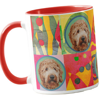 Caneca Cachorro Fotográfico Personalizado Bonito Sobrevoa