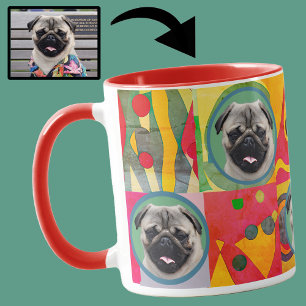 Caneca Cachorro Fotográfico Personalizado Bonito Sobrevoa