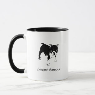 Caneca Cachorro-Grande Francês Paquet d'amour Coffee Mug