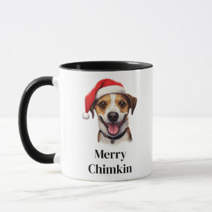 Caneca Cachorro Jack Russell Terrier com Chapéu de Papai 