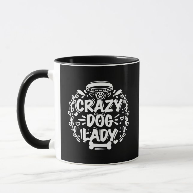 Caneca Cachorro Louco Senhora Cachorro Mãe (Esquerda)