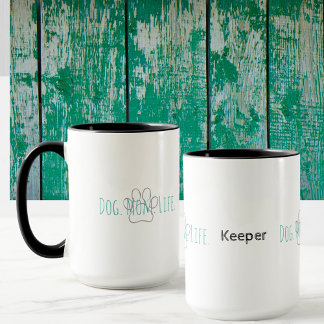 Caneca Cachorro Mãe Vida Engraçada Cachorro Dizendo Pata