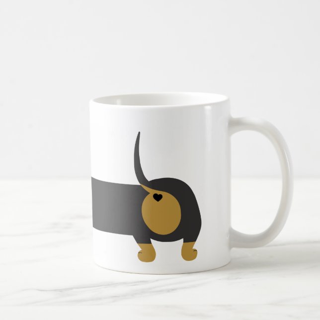 Caneca cachorro salsicha/dachshund (Direita)
