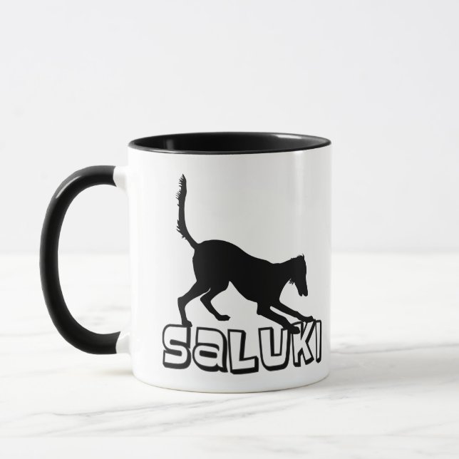Caneca Cachorro Saluki (Esquerda)