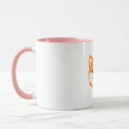 Caneca Cachorro Shiba Inu Fofo Sorridente Nome Personaliz