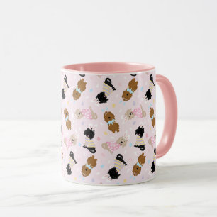 Caneca Cachorros de Goldendoodle páscoas