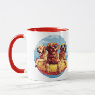 Caneca Cachorros de ouro para varejo Piscinas de verão
