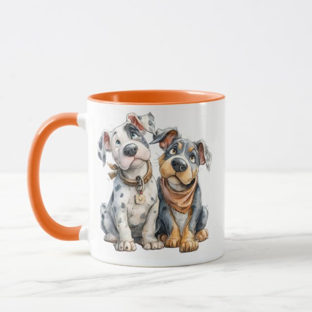 Caneca cachorros fofos (Esquerda)
