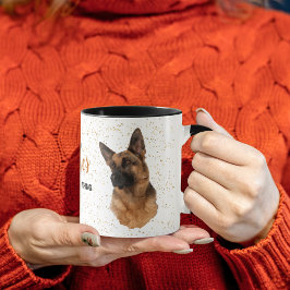 Caneca Cachorros german shepherd Cortam Tudo