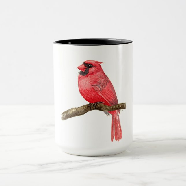 Caneca Cadeado de aves cardinhas (Centro)