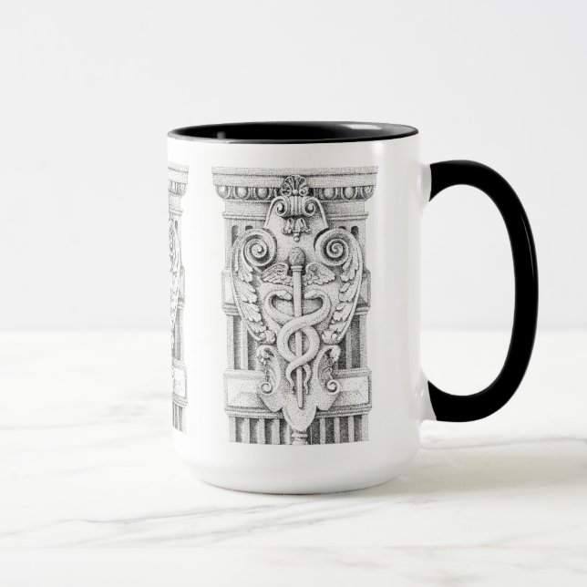 Caneca CADUCEUS Tall Black Combo Mug (Direita)