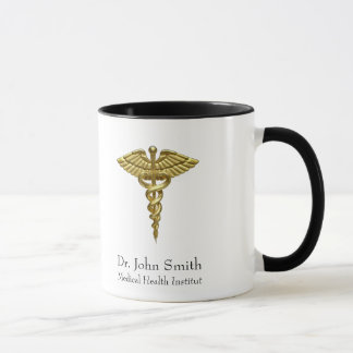 Caneca Caduco Dourado Médico do Precioso Profissional