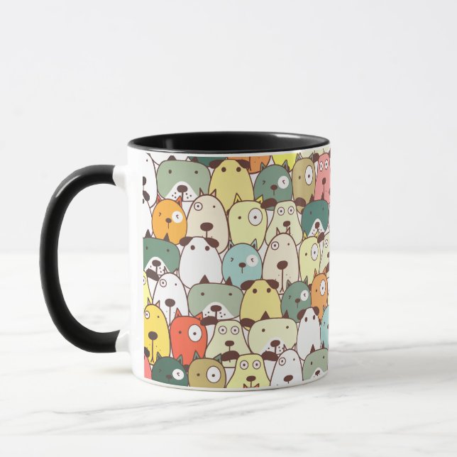 Caneca Cães Cães Cães (Esquerda)