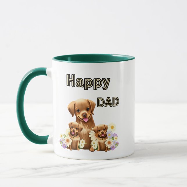 Caneca Cães castanhos (Esquerda)