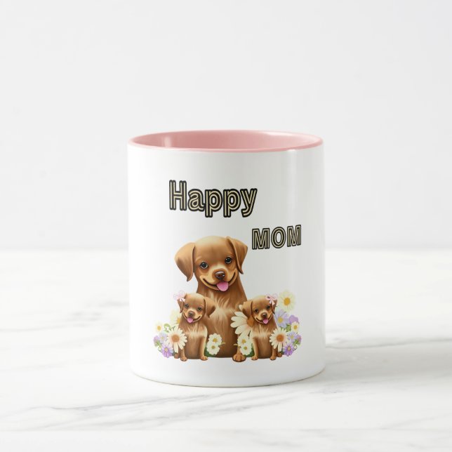 Caneca Cães castanhos (Centro)