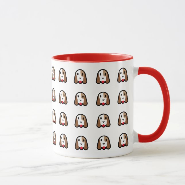 Caneca Cães Cute Emoji (Direita)