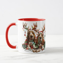 Caneca Cães de Cães de Caça de Natal