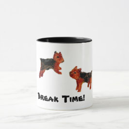 Caneca Cães de Tartaruga de Arte Pet Cute Personalizados