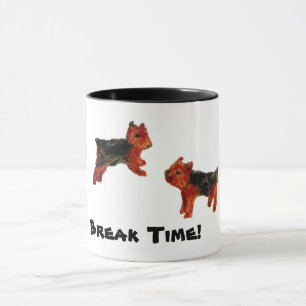 Caneca Cães de Tartaruga de Arte Pet Cute Personalizados